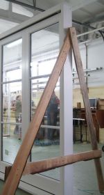 Balcony folding door Bi-fold - Production