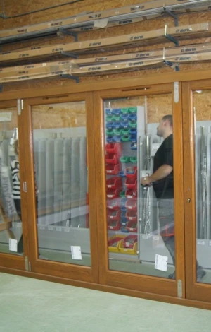 Balcony folding door Bi-fold - Production