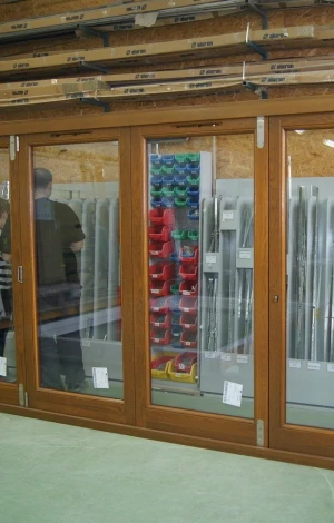 Balcony folding door Bi-fold - Production
