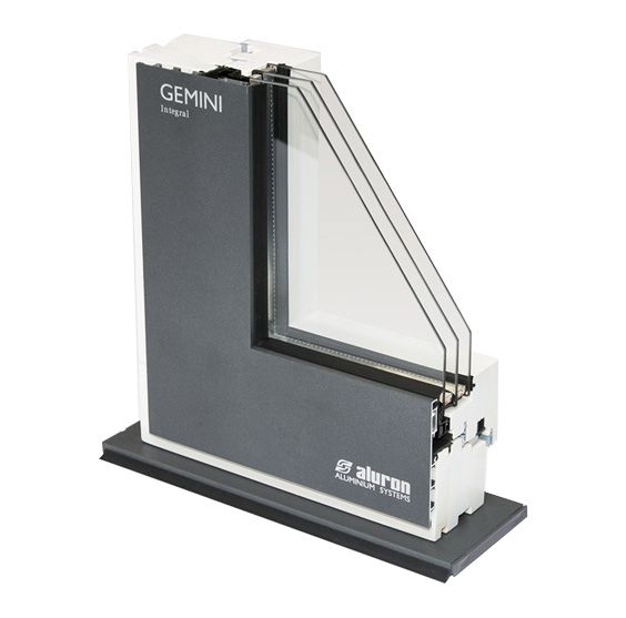 Okna drewniano - aluminiowe Gemini Integral Producent Eurostyl