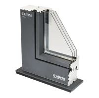 Okna drewniano - aluminiowe Gemini Linear