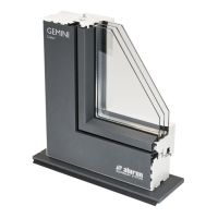 Okna drewniano - aluminiowe Gemini Linear