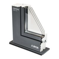 Okna drewniano - aluminiowe Gemini Quadrat FB