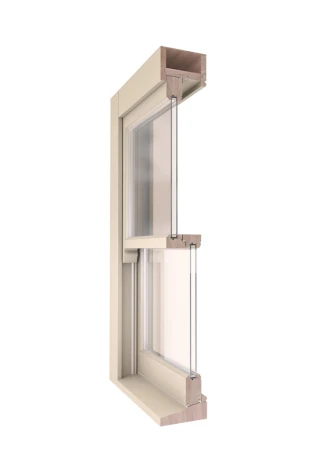 Sash windows on weights and cords